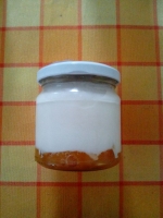 Jogurt sladký meruňka  ve skle